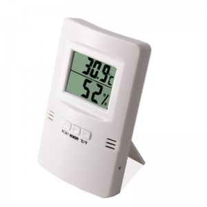 Erittäin ohut ja yksi LCD-digitaalinen lämpömittari \u0026 kosteusmittari + -1C + -5% RH Hygrothermograph