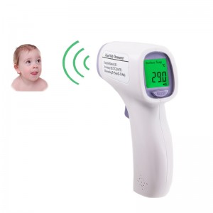 Infrapuna otsa lämpömittari vauvan kehon muutosten mittaaminen